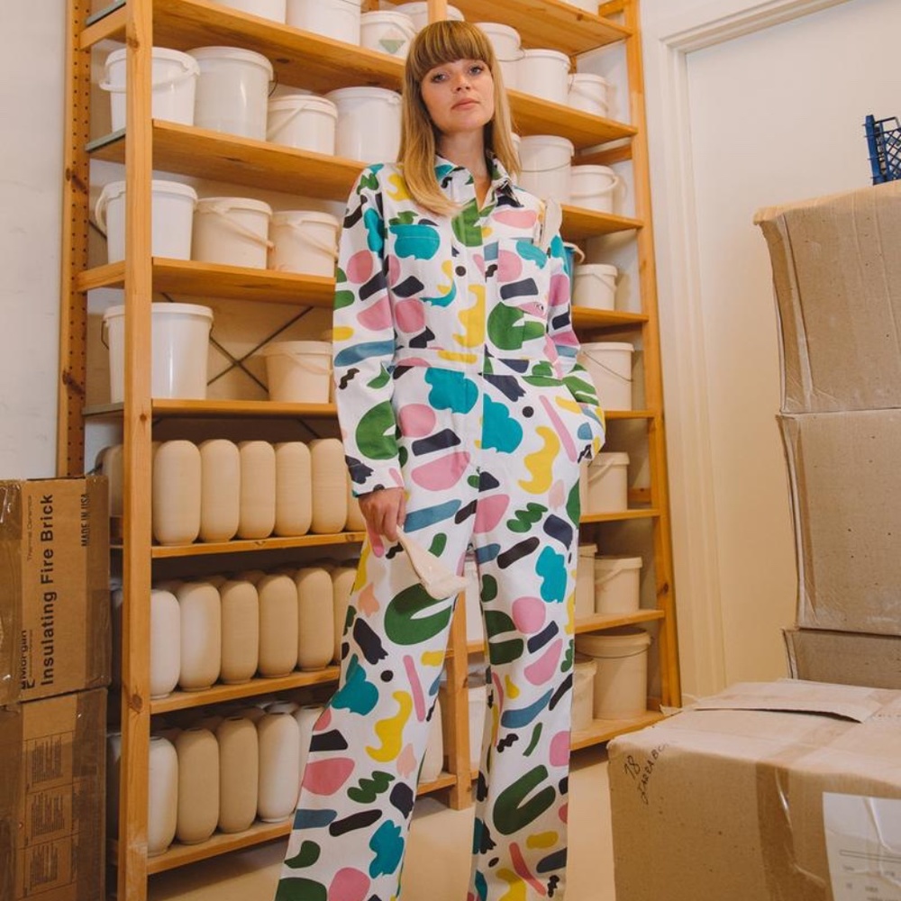 Lazy Oaf x Studio Arhoj Rue Print Boiler Suit